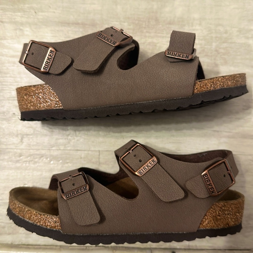 Mocha Birkenstock Roma Kids SZ 10
